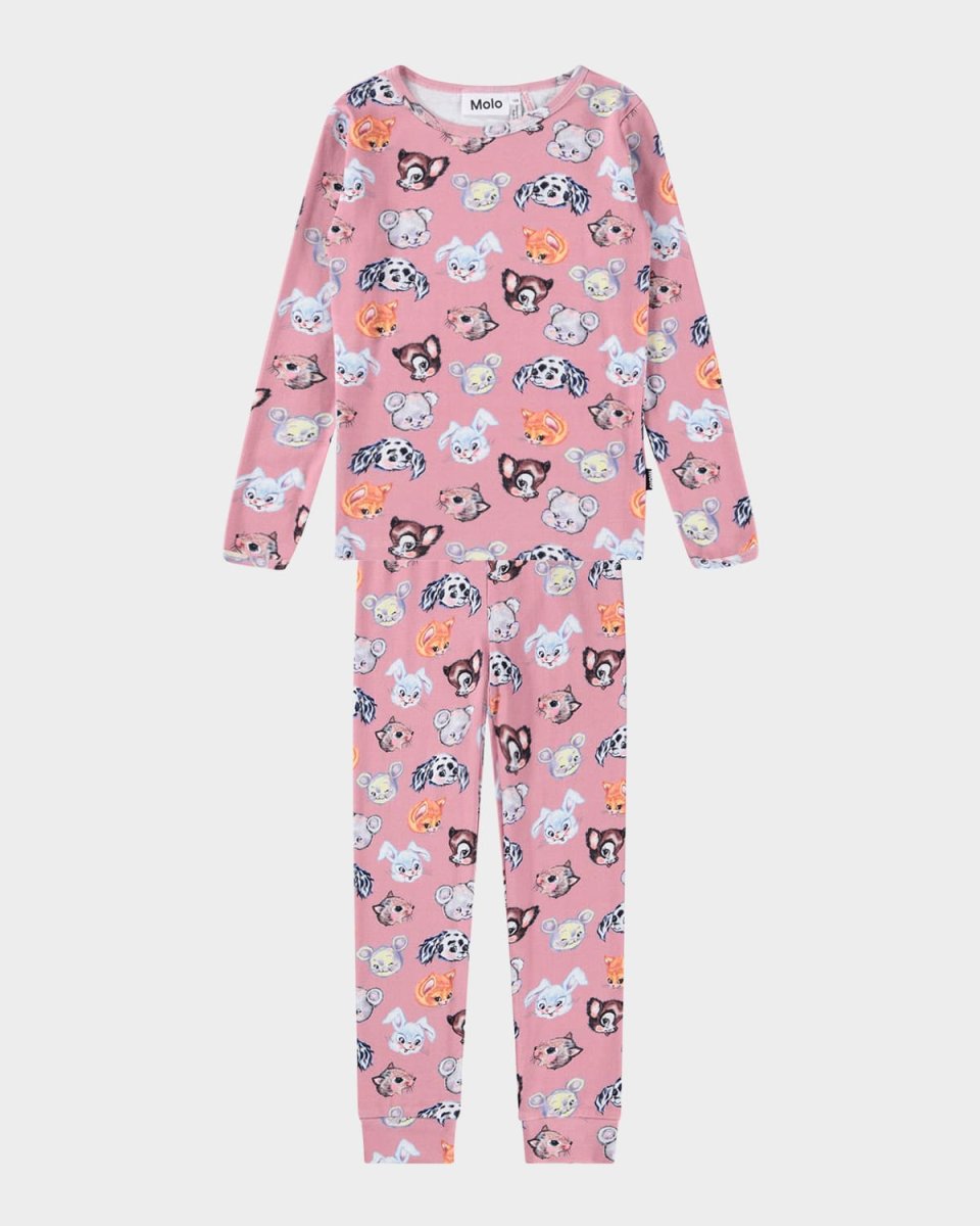 Girl's Lue Pajama Set, Size 4-7